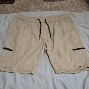 Men's Casual Tan Cargo Shorts